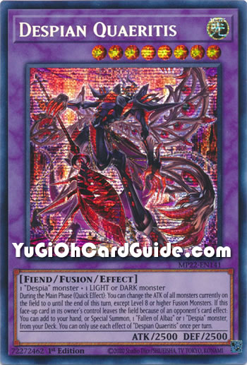 Yu-Gi-Oh Card: Despian Quaeritis