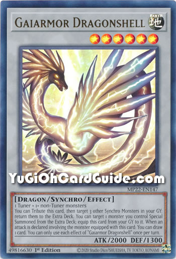 Yu-Gi-Oh Card: Gaiarmor Dragonshell