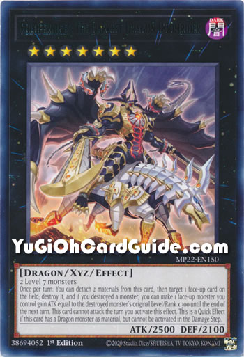 Yu-Gi-Oh Card: Voloferniges, the Darkest Dragon Doomrider