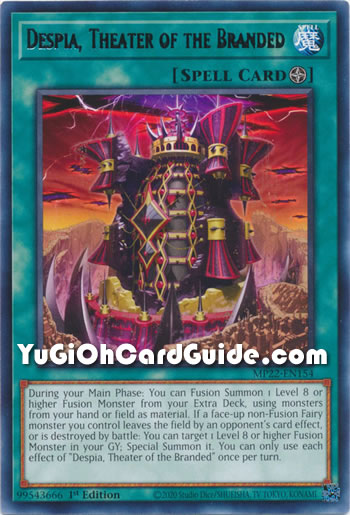 Yu-Gi-Oh Card: Despia, Theater of the Branded