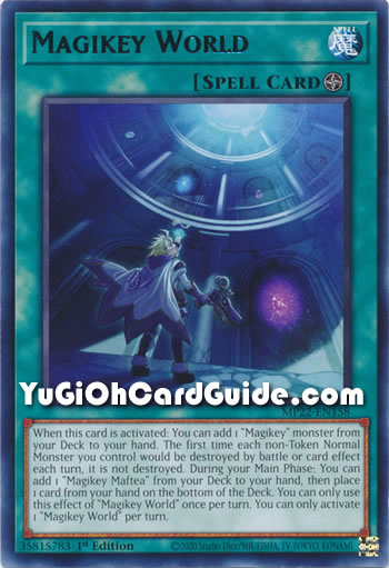 Yu-Gi-Oh Card: Magikey World