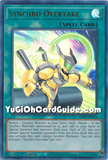 Yu-Gi-Oh Card: Synchro Overtake