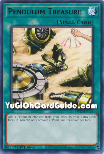 Yu-Gi-Oh Card: Pendulum Treasure