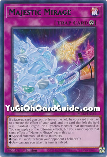 Yu-Gi-Oh Card: Majestic Mirage