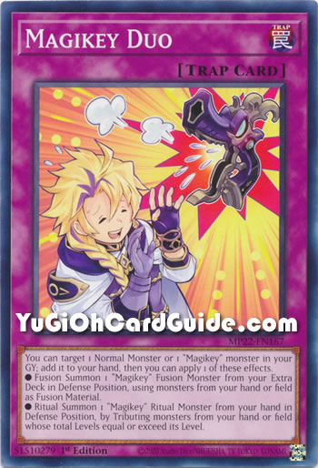 Yu-Gi-Oh Card: Magikey Duo