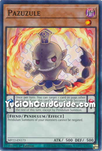 Yu-Gi-Oh Card: Pazuzule