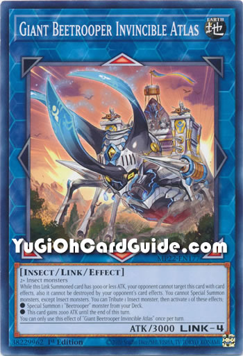 Yu-Gi-Oh Card: Giant Beetrooper Invincible Atlas