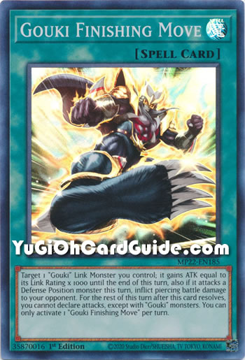 Yu-Gi-Oh Card: Gouki Finishing Move