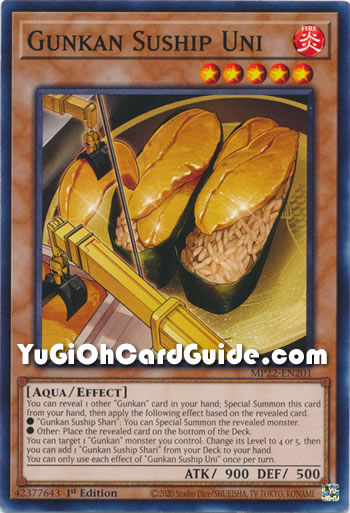 Yu-Gi-Oh Card: Gunkan Suship Uni