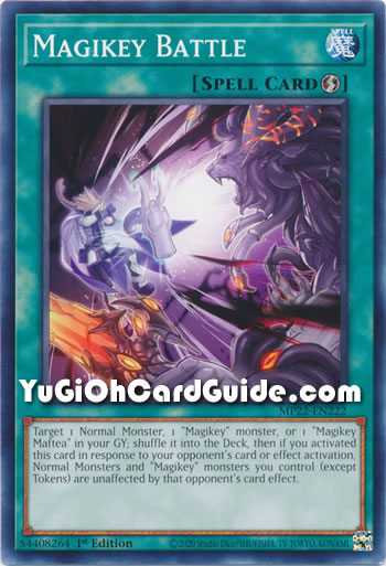 Yu-Gi-Oh Card: Magikey Battle