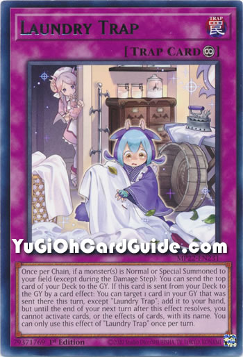 Yu-Gi-Oh Card: Laundry Trap