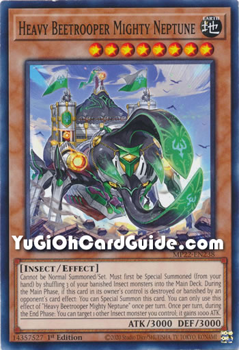 Yu-Gi-Oh Card: Heavy Beetrooper Mighty Neptune