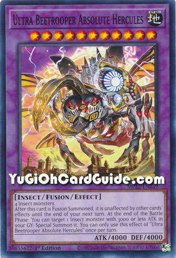 Yu-Gi-Oh Card: Ultra Beetrooper Absolute Hercules