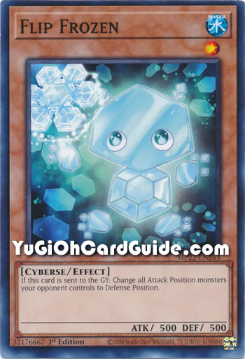 Yu-Gi-Oh Card: Flip Frozen
