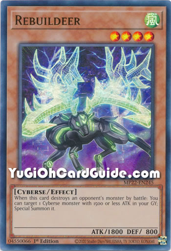 Yu-Gi-Oh Card: Rebuildeer