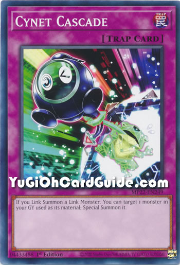 Yu-Gi-Oh Card: Cynet Cascade