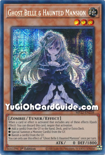 Yu-Gi-Oh Card: Ghost Belle & Haunted Mansion