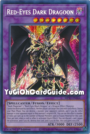 Yu-Gi-Oh Card: Red-Eyes Dark Dragoon