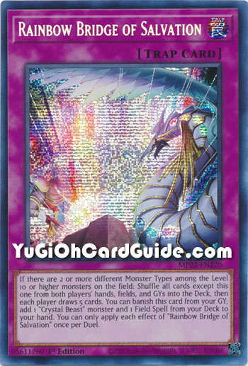 Yu-Gi-Oh Card: Rainbow Bridge of Salvation