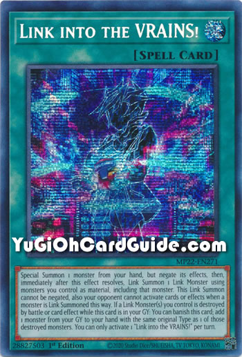 Yu-Gi-Oh Card: Link into the VRAINS!
