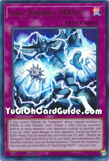 Yu-Gi-Oh Card: Soul Energy MAX!!!