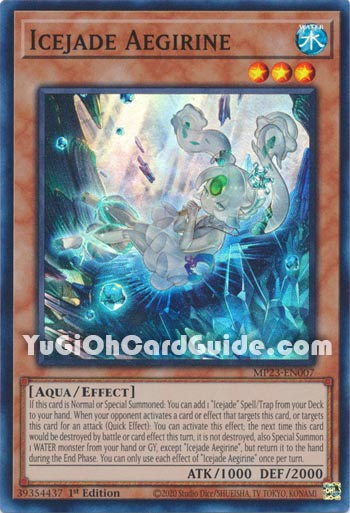 Yu-Gi-Oh Card: Icejade Aegirine