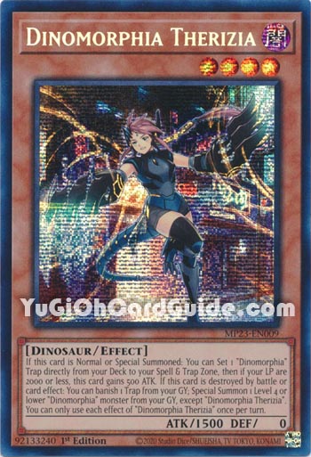 Yu-Gi-Oh Card: Dinomorphia Therizia