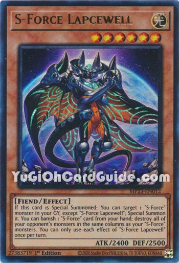 Yu-Gi-Oh Card: S-Force Lapcewell