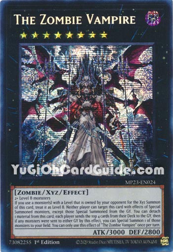 Yu-Gi-Oh Card: The Zombie Vampire