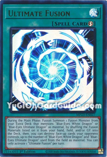 Yu-Gi-Oh Card: Ultimate Fusion