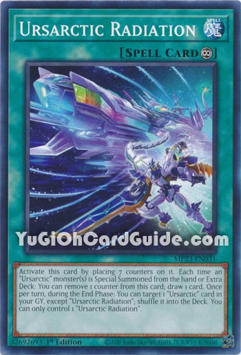 Yu-Gi-Oh Card: Ursarctic Radiation