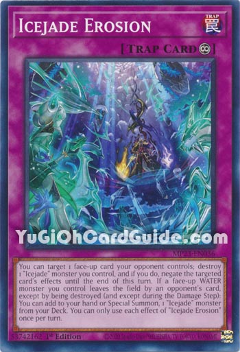 Yu-Gi-Oh Card: Icejade Erosion