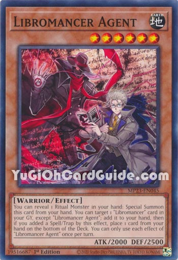 Yu-Gi-Oh Card: Libromancer Agent