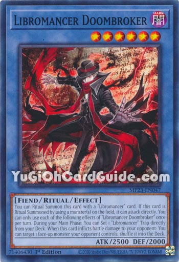 Yu-Gi-Oh Card: Libromancer Doombroker
