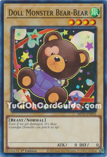 Yu-Gi-Oh Card: Doll Monster Bear-Bear