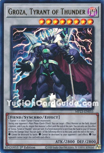 Yu-Gi-Oh Card: Groza, Tyrant of Thunder