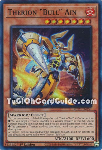 Yu-Gi-Oh Card: Therion Bull