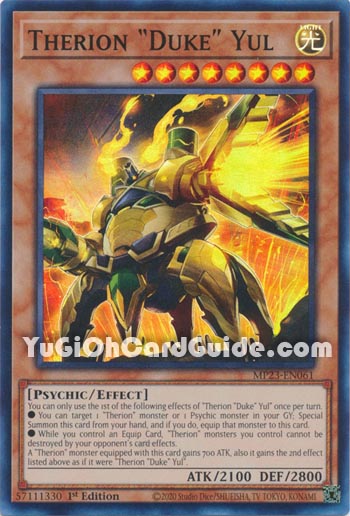 Yu-Gi-Oh Card: Therion Duke