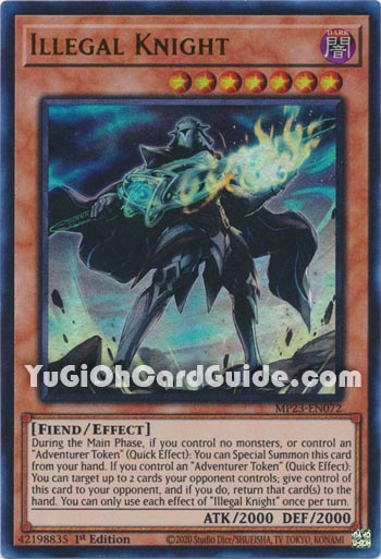 Yu-Gi-Oh Card: Illegal Knight
