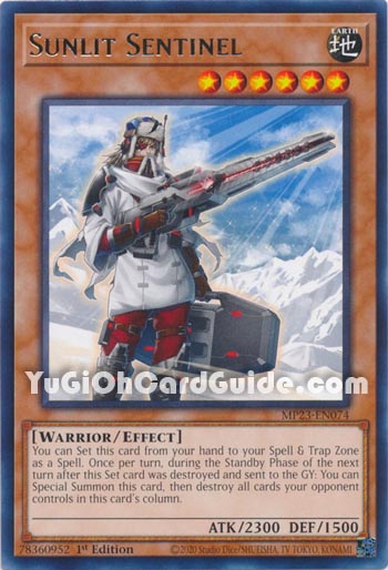 Yu-Gi-Oh Card: Sunlit Sentinel