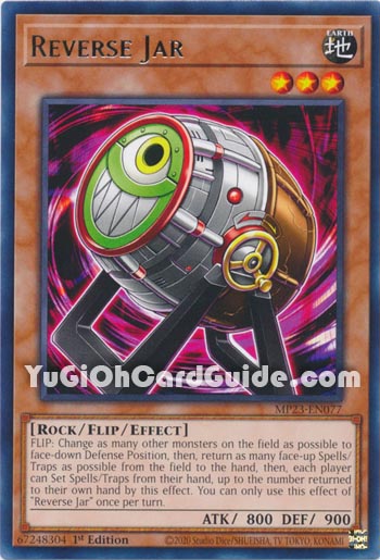 Yu-Gi-Oh Card: Reverse Jar
