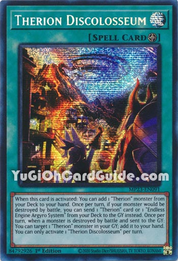Yu-Gi-Oh Card: Therion Discolosseum