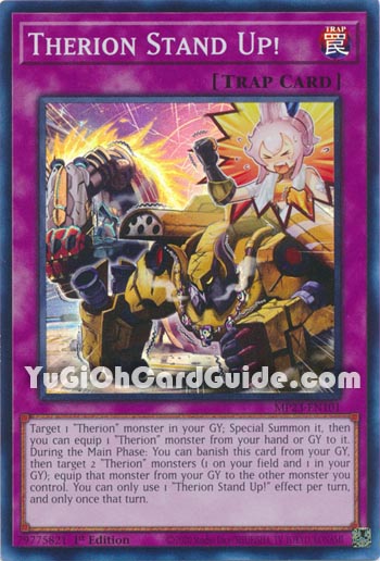 Yu-Gi-Oh Card: Therion Stand Up!