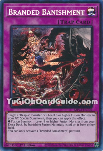 Yu-Gi-Oh Card: Branded Banishment
