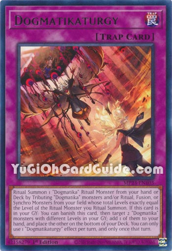 Yu-Gi-Oh Card: Dogmatikaturgy