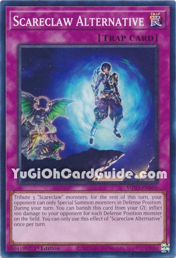 Yu-Gi-Oh Card: Scareclaw Alternative