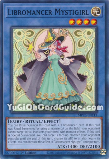 Yu-Gi-Oh Card: Libromancer Mystigirl