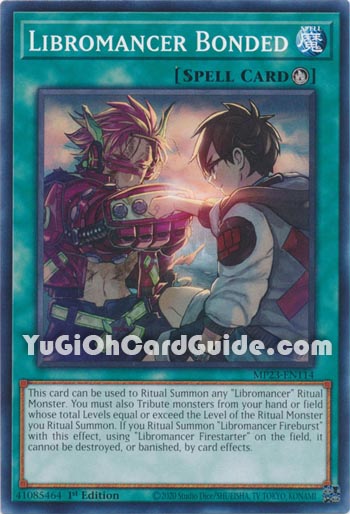 Yu-Gi-Oh Card: Libromancer Bonded