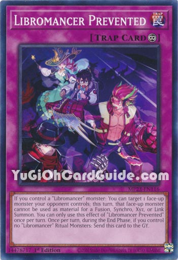 Yu-Gi-Oh Card: Libromancer Prevented