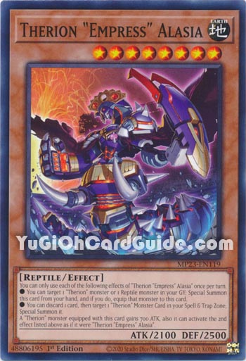 Yu-Gi-Oh Card: Therion Empress